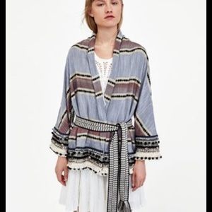 Zara folk style kimono